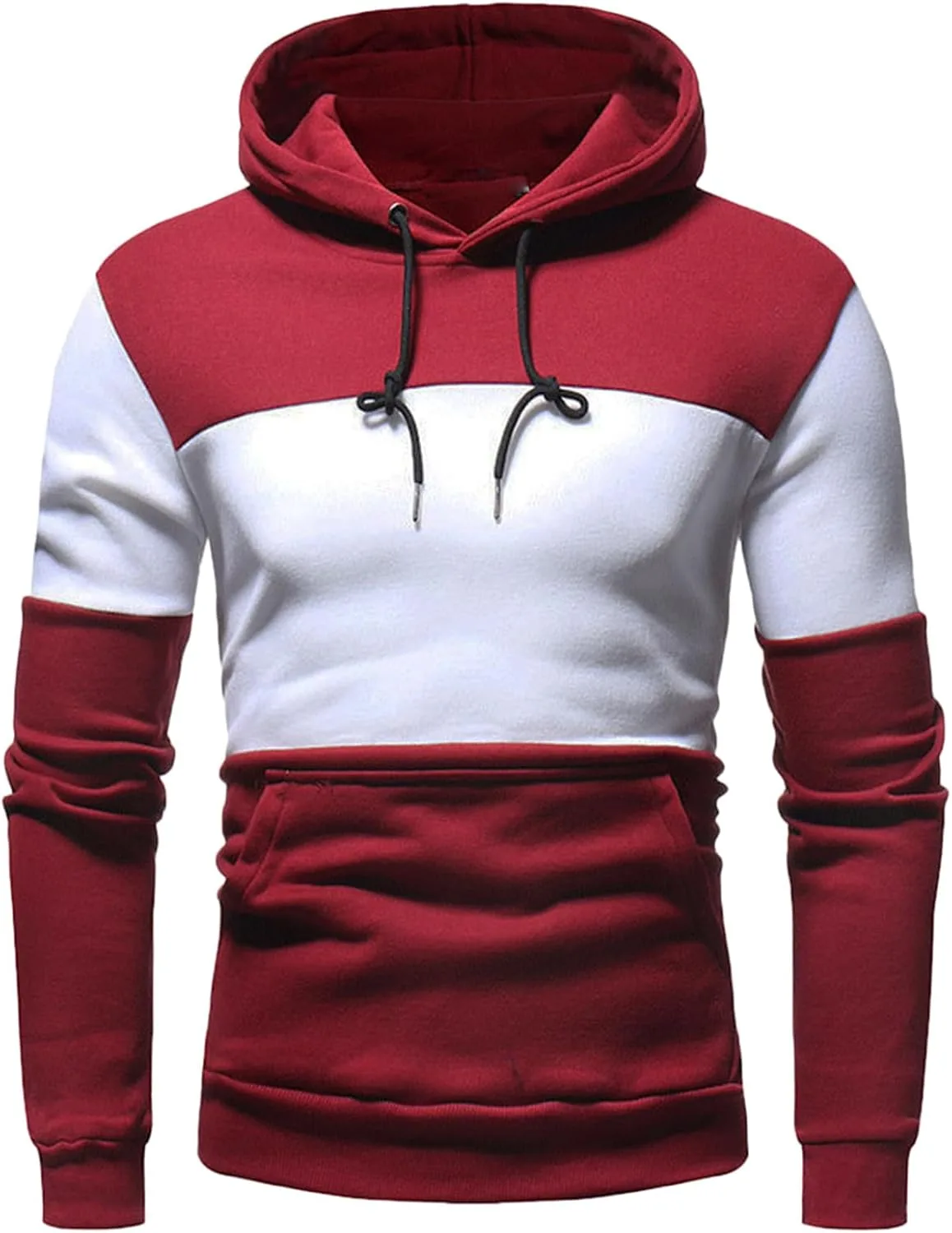 Мужской худи с цветными блоками и карманом-кенгуру Slim Fit
Мужской худи с цветными блоками и карманом-кенгуру Slim Fit