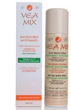 Vea Mix Мультивитаминное масло-спрей 100 мл Увлажняющее лицо и тело
Vea Mix Мультивитаминное масло-спрей 100 мл Увлажняющее лицо и тело