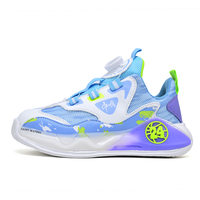 Баскетбольные кроссовки детские дошкольного возраста с нескользящей подошвой и износостойким верхом SAINT WATERS, фиолетовый
Баскетбольные кроссовки детские дошкольного возраста с нескользящей подошвой и износостойким верхом SAINT WATERS, фиолетовый