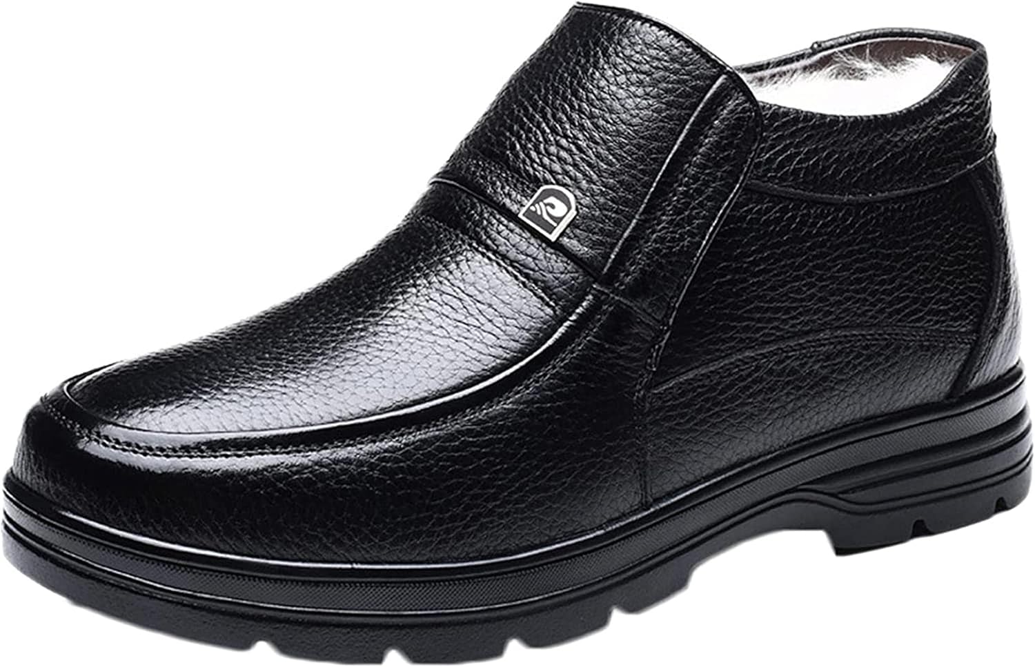 Мужские ботинки Yiozoi до щиколотки, зимние, защищенные от снега, с теплым плюшем, высокие кожаные, для прогулок на улице, повседневные и рабочие, черный
Мужские ботинки Yiozoi до щиколотки, зимние, защищенные от снега, с теплым плюшем, высокие кожаные, для прогулок на улице, повседневные и рабочие, черный