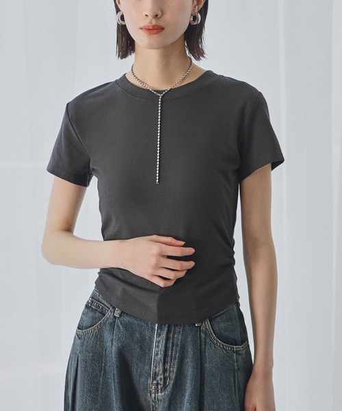 Футболка с боковыми сборками Ampirula, угольно-серый
Футболка с боковыми сборками Ampirula, угольно-серый