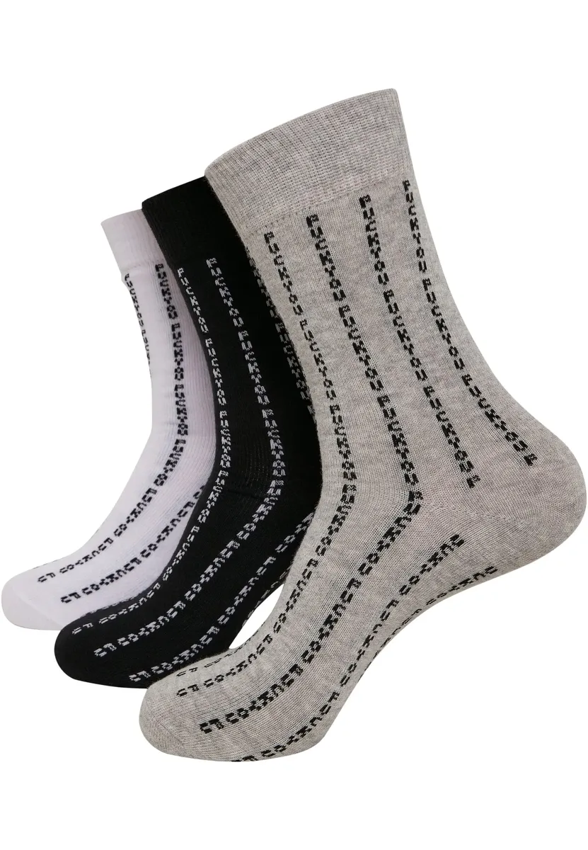 Чулки MisterTee "MisterTee Unisex Fuck You Socks 3-Pack" (1 пара), белый
Чулки MisterTee "MisterTee Unisex Fuck You Socks 3-Pack" (1 пара), белый