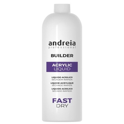 Profi Nail Builder Акриловая мономерная жидкость, быстросохнущая, 1000 мл — быстросохнущая жидкость салонного качества для сильного наращивания ногтей, Andreia
Profi Nail Builder Акриловая мономерная жидкость, быстросохнущая, 1000 мл — быстросохнущая жидкость салонного качества для сильного наращивания ногтей, Andreia