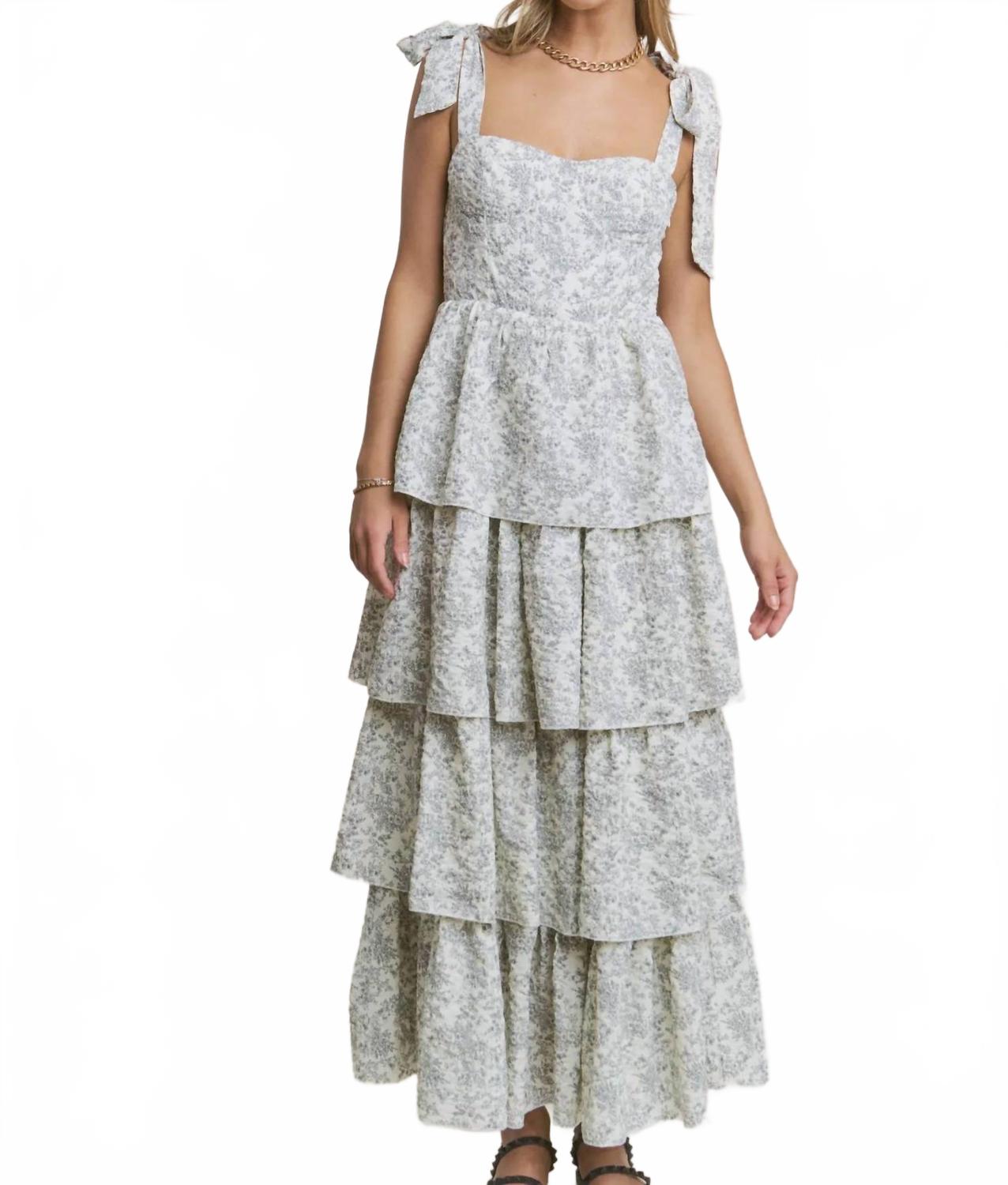 Платье с цветочным принтом Garden Party в голубом цвете J.NNA
Платье с цветочным принтом Garden Party в голубом цвете J.NNA