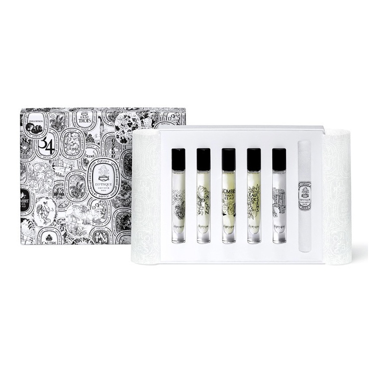 Набор пробников туалетной воды пять флаконов, подарок для девушки Diptyque
Набор пробников туалетной воды пять флаконов, подарок для девушки Diptyque