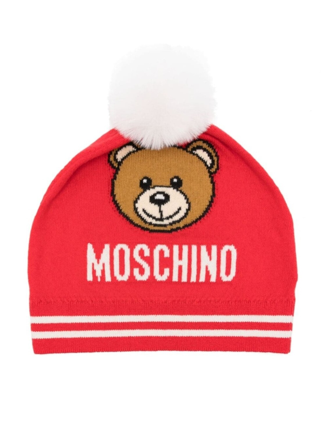 Moschino Kids шапка бини Teddy Bear, красный
Moschino Kids шапка бини Teddy Bear, красный