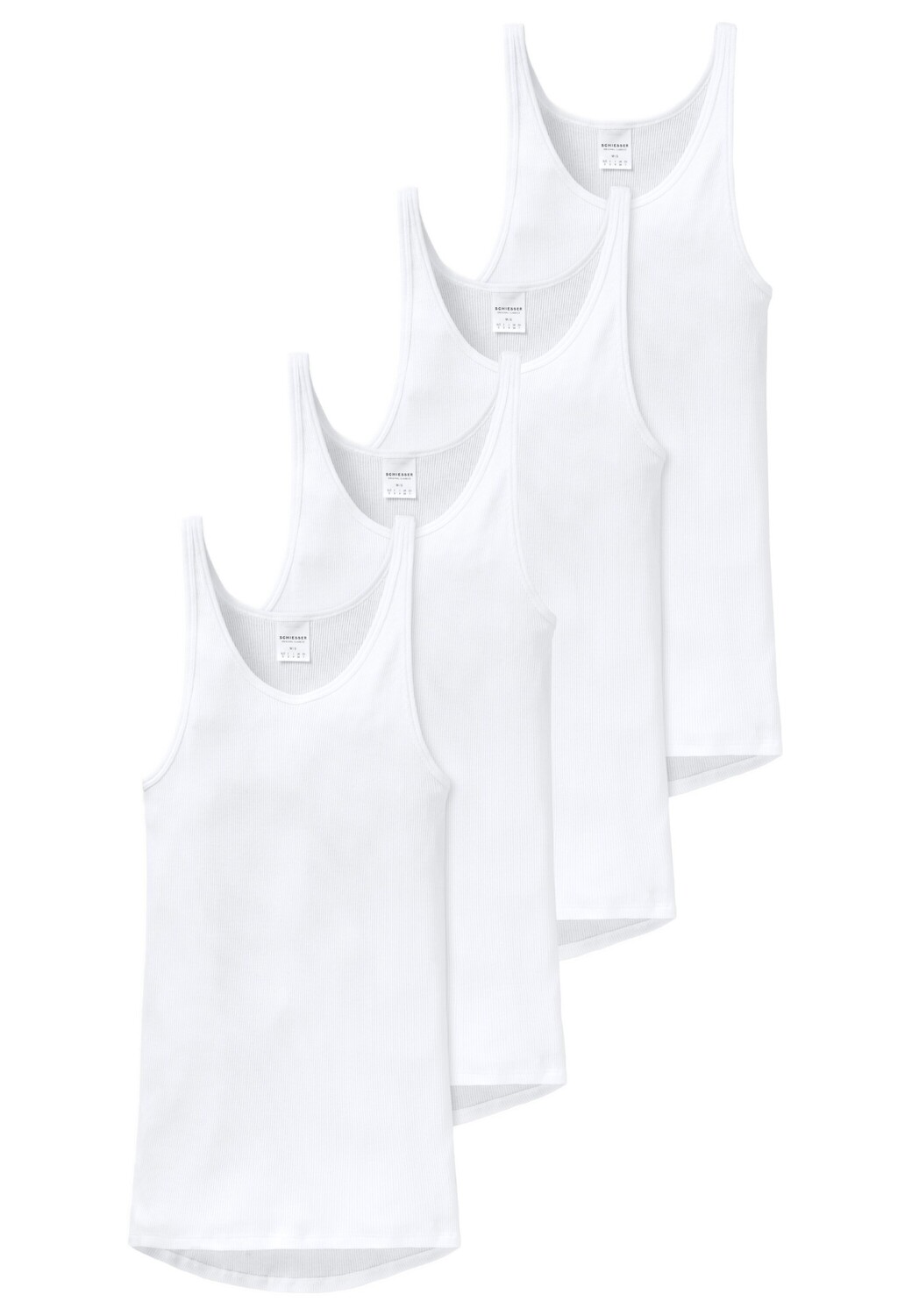 Майка Schiesser/Tanktop Original Classics Doppelripp, белый 
Майка Schiesser/Tanktop Original Classics Doppelripp, белый