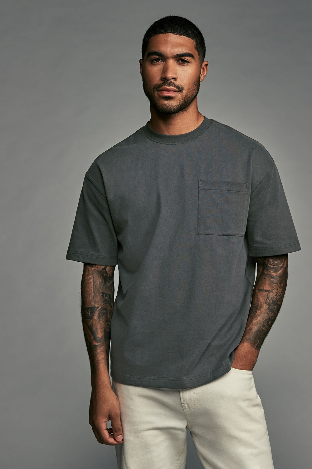 Футболка свободного кроя, супермягкая, персикового цвета, 100% хлопок Next, серый
Футболка свободного кроя, супермягкая, персикового цвета, 100% хлопок Next, серый