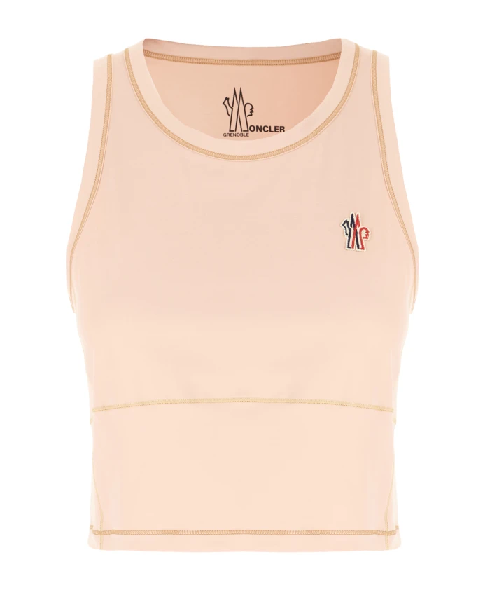 Стильный топ для ценителей моды Moncler, розовый
Стильный топ для ценителей моды Moncler, розовый