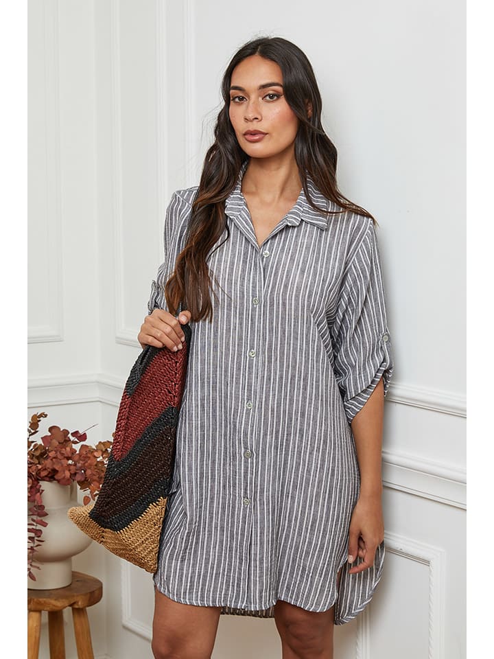 Короткое платье La Compagnie Du Lin, серый
Короткое платье La Compagnie Du Lin, серый