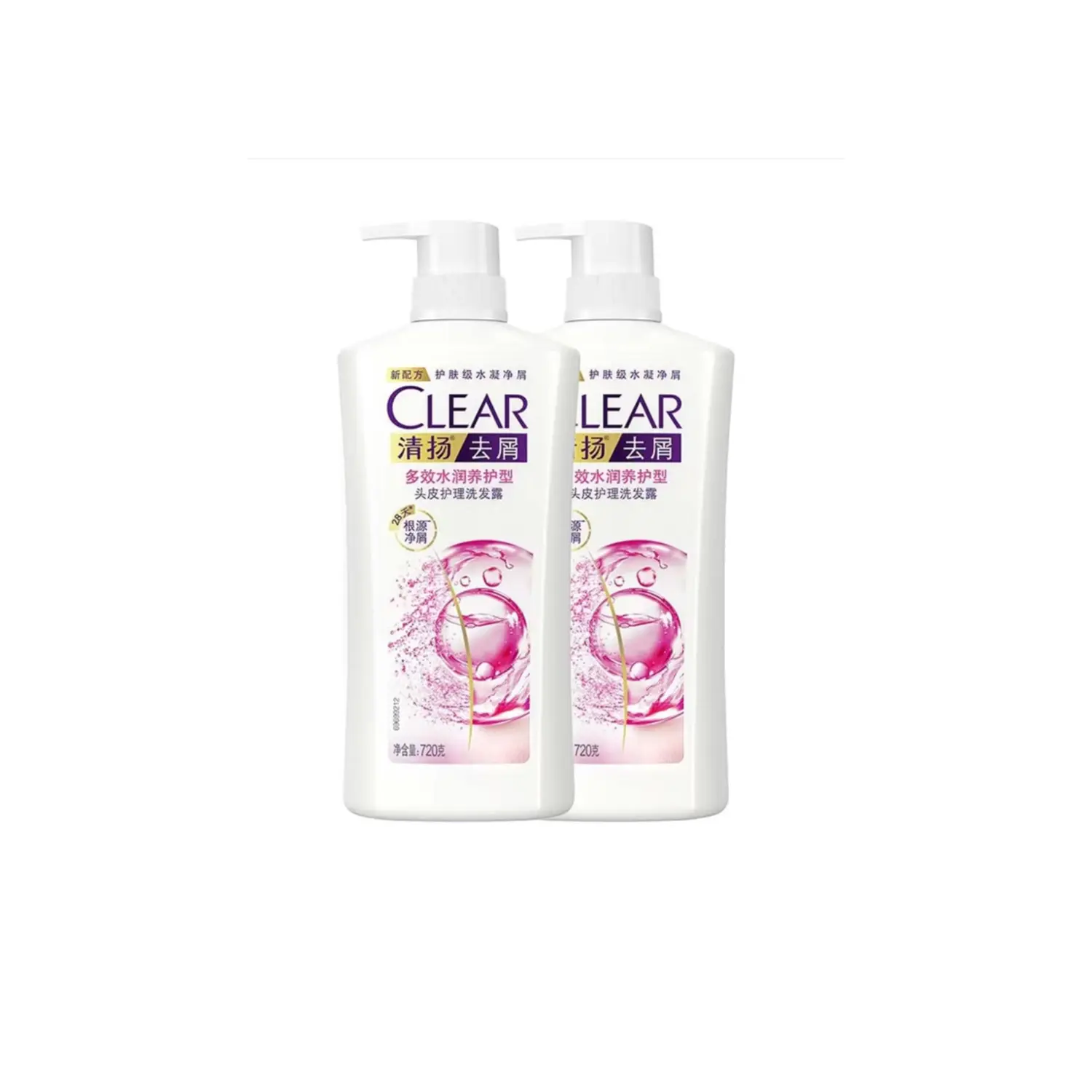 Шампунь от перхоти многофункциональный увлажняющий CLEAR, 720g*2
Шампунь от перхоти многофункциональный увлажняющий CLEAR, 720g*2