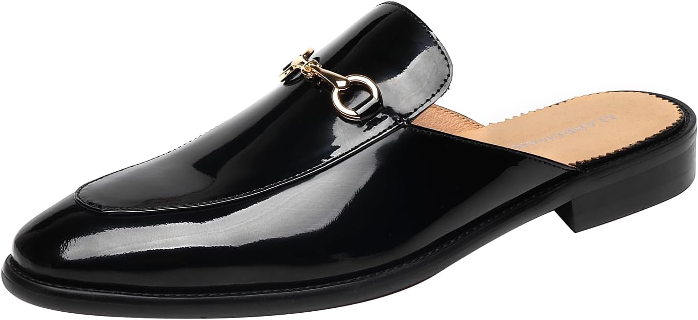 Мужские мокасины ELANROMAN без задника из натуральной кожи с пряжкой в виде лошади, черный
Мужские мокасины ELANROMAN без задника из натуральной кожи с пряжкой в виде лошади, черный