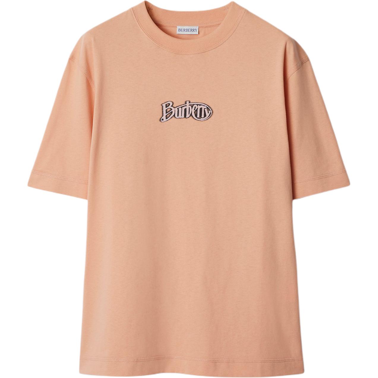 Футболка из хлопка с логотипом Burberry, розовый
Футболка из хлопка с логотипом Burberry, розовый