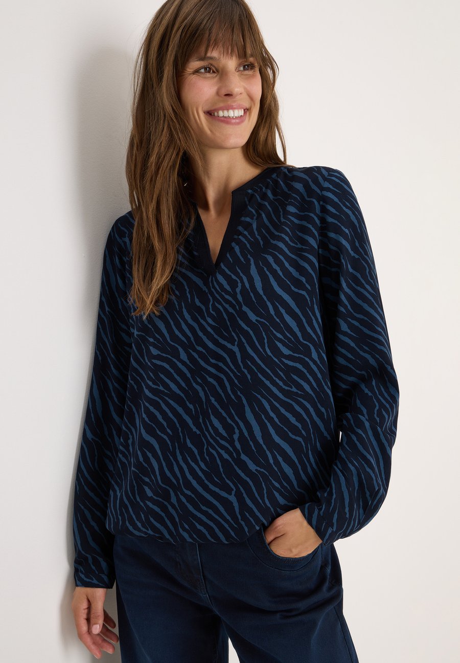 Блуза Cecil Blouse, Blau/Dark Blue
Блуза Cecil Blouse, Blau/Dark Blue