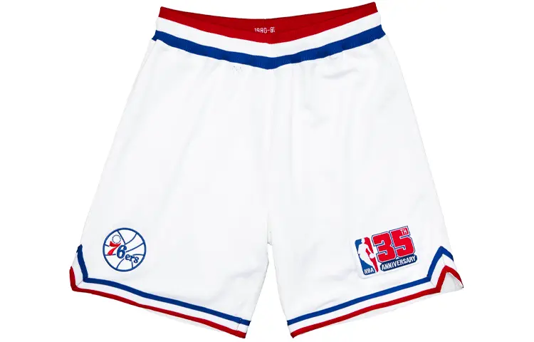 Mitchell Ness Баскетбольные шорты Mitchell & Ness, унисекс, белые
Mitchell Ness Баскетбольные шорты Mitchell & Ness, унисекс, белые