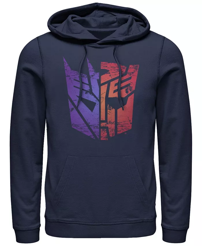 Мужская флисовая худи Transformer Split Logo Fifth Sun, синий 
Мужская флисовая худи Transformer Split Logo Fifth Sun, синий