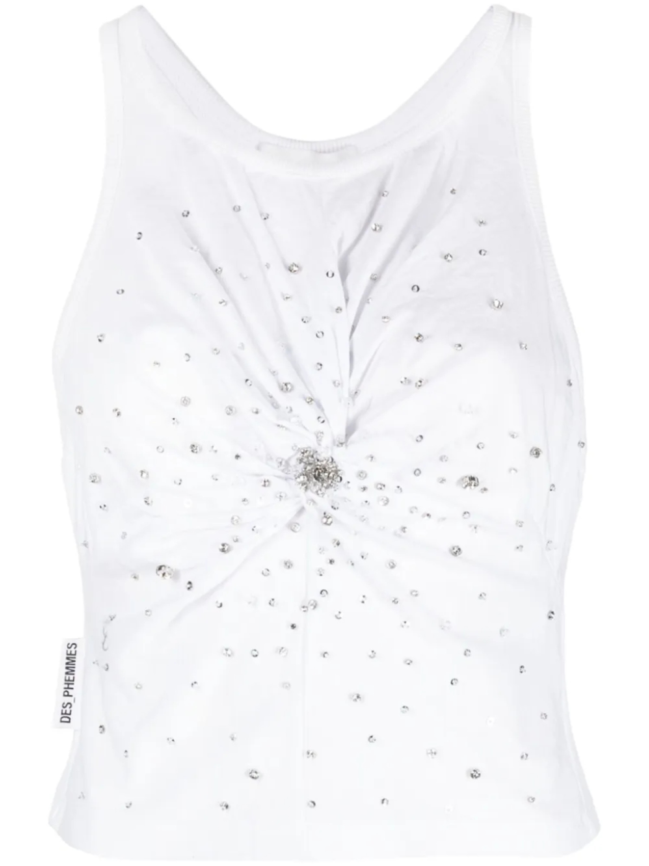 DES PHEMMES топ с кристаллами, белый
DES PHEMMES топ с кристаллами, белый
