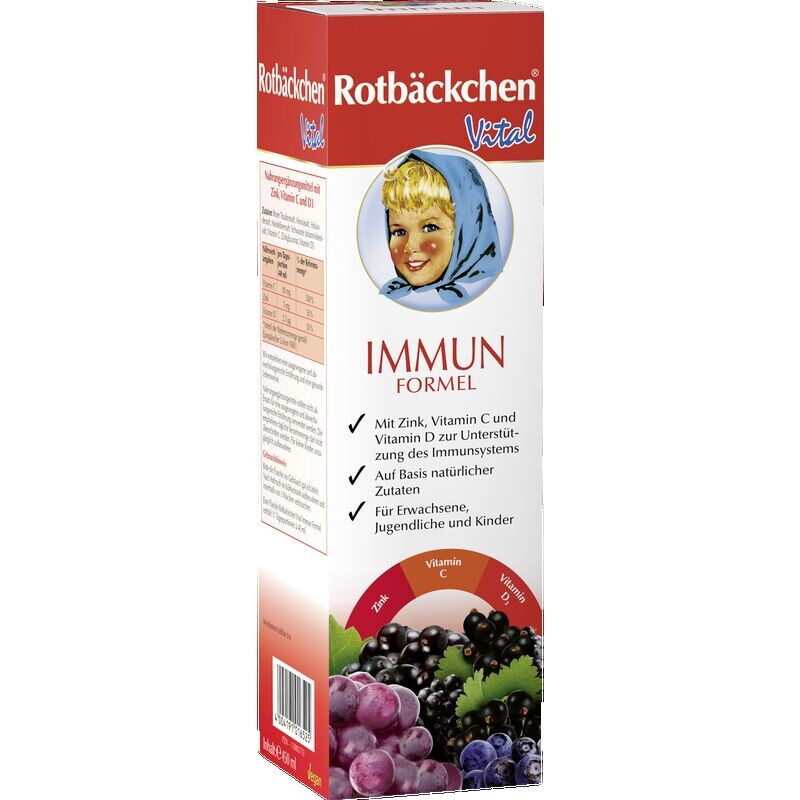 Сок Vital Immune Formula Rotbäckchen, 450 ml
Сок Vital Immune Formula Rotbäckchen, 450 ml