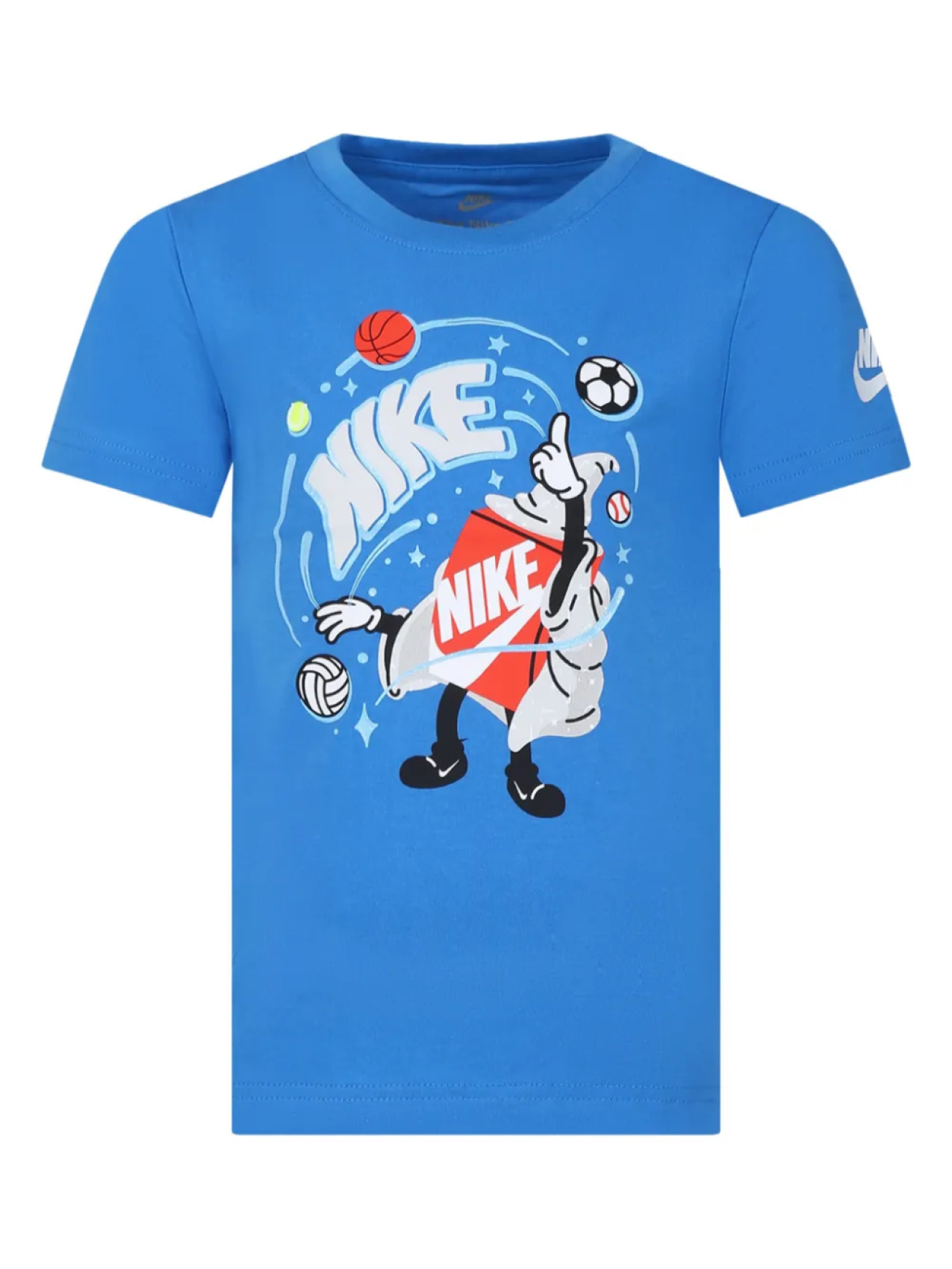 Nike Kids футболка с графичным принтом, синий
Nike Kids футболка с графичным принтом, синий