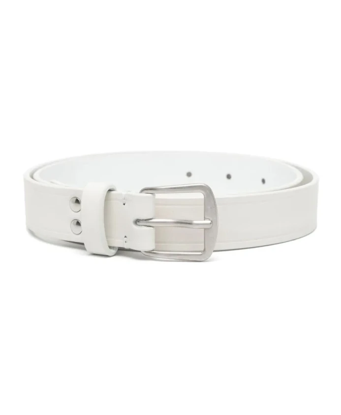 Ремень из промасленной телячьей кожи Ann Demeulemeester, белый
Ремень из промасленной телячьей кожи Ann Demeulemeester, белый