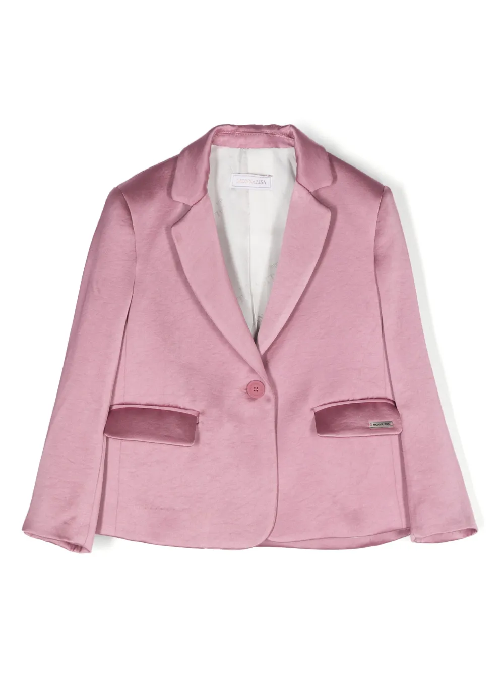 Атласный пиджак Monnalisa, розовый
Атласный пиджак Monnalisa, розовый