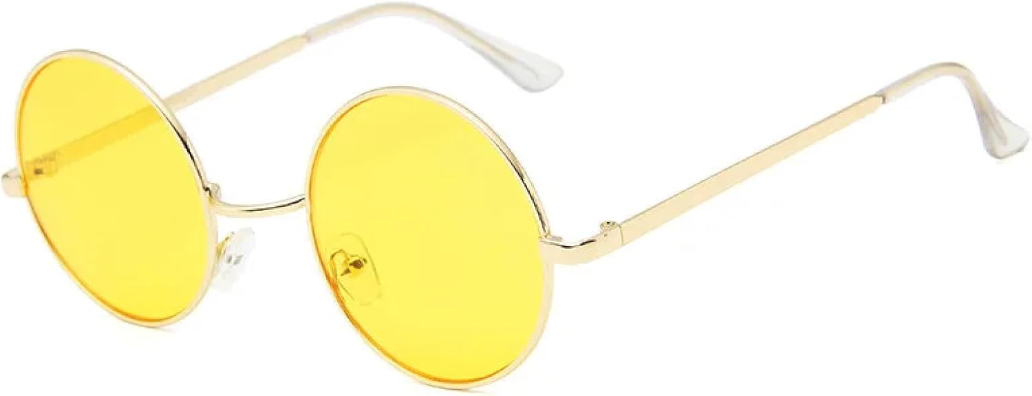 Винтажные круглые металлические солнцезащитные очки для мужчин в модном панк-стиле, сине-зеленые, с защитой от УФ-излучения UV400. Модные солнцезащитные очки TKKTLLT, Gold-yellow
Винтажные круглые металлические солнцезащитные очки для мужчин в модном панк-стиле, сине-зеленые, с защитой от УФ-излучения UV400. Модные солнцезащитные очки TKKTLLT, Gold-yellow