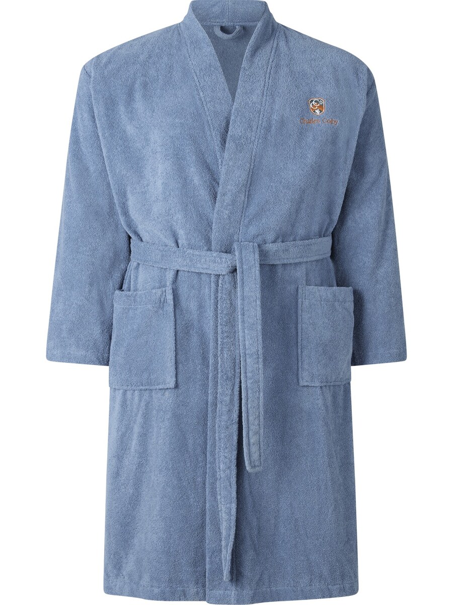Халат Charles Colby Long Bathrobe, светло-синий
Халат Charles Colby Long Bathrobe, светло-синий