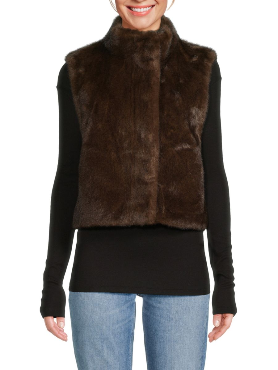 Жилет из искусственного меха BELLE FARE, коричневый
Жилет из искусственного меха BELLE FARE, коричневый