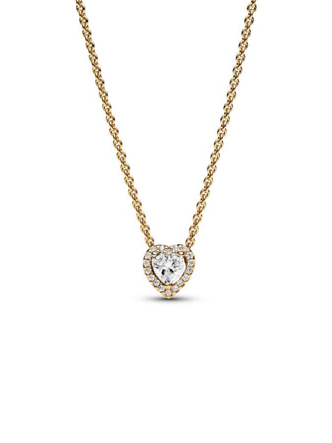 Ожерелье Pandora Sparkling Heart Collier Necklace, золото
Ожерелье Pandora Sparkling Heart Collier Necklace, золото