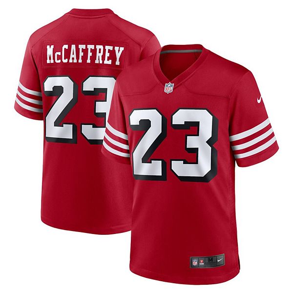 Мужская игровая футболка Christian McCaffrey San Francisco 49ers scarlet alternate Nike
Мужская игровая футболка Christian McCaffrey San Francisco 49ers scarlet alternate Nike