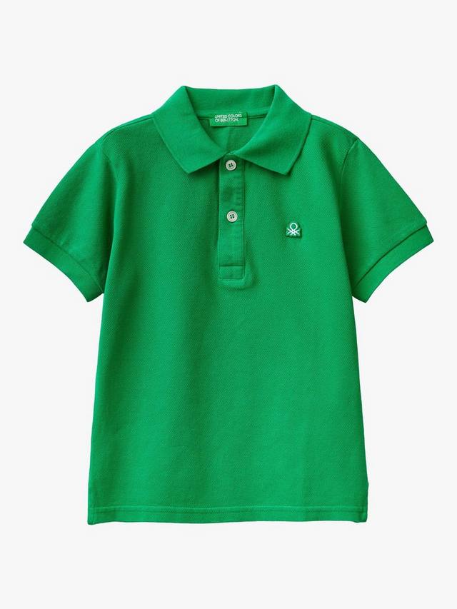Детская хлопковая поло с коротким рукавом Benetton, Intense Green
Детская хлопковая поло с коротким рукавом Benetton, Intense Green