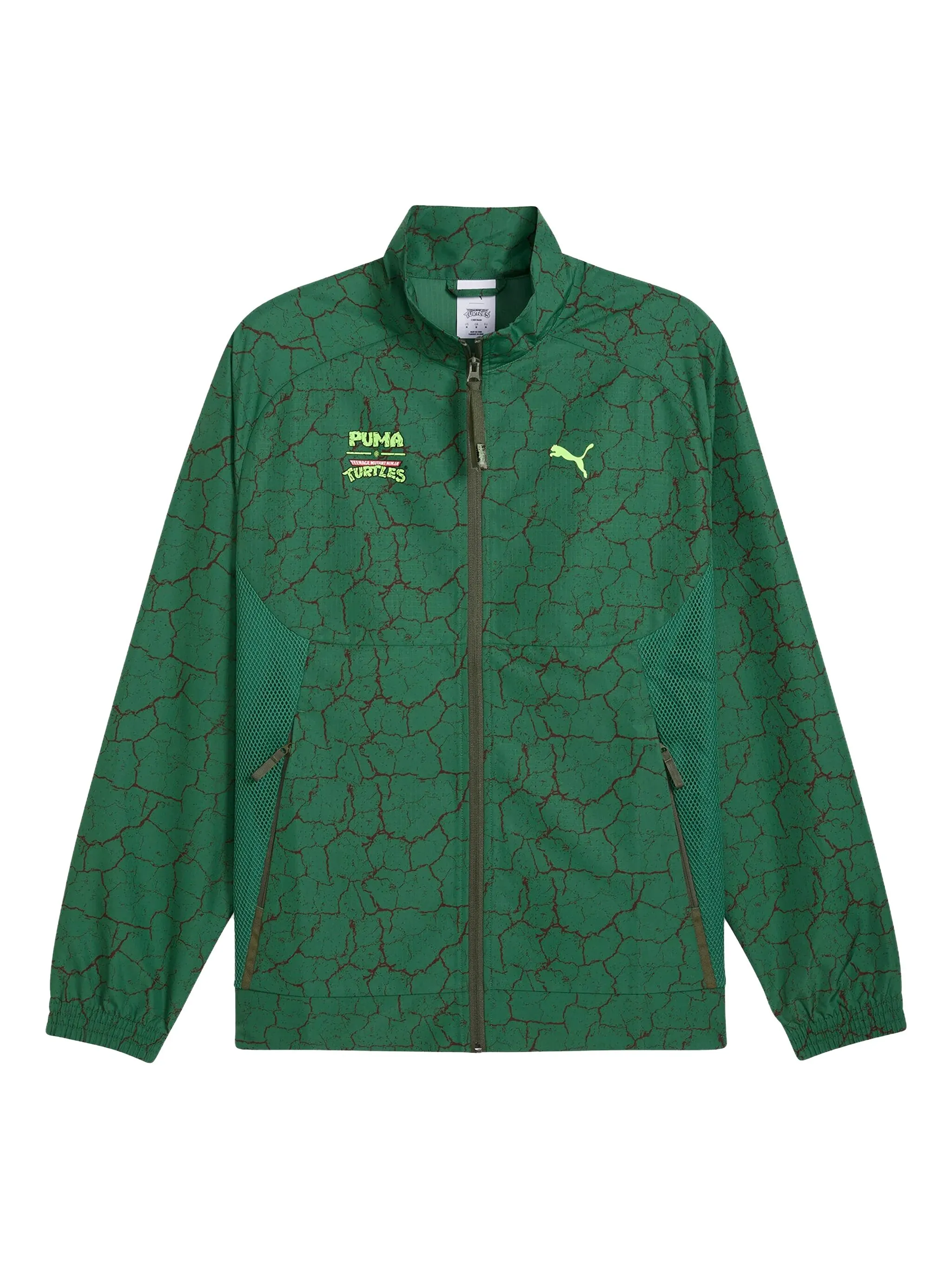 Спортивная куртка из коллаборации с TMNT Puma, зеленый
Спортивная куртка из коллаборации с TMNT Puma, зеленый