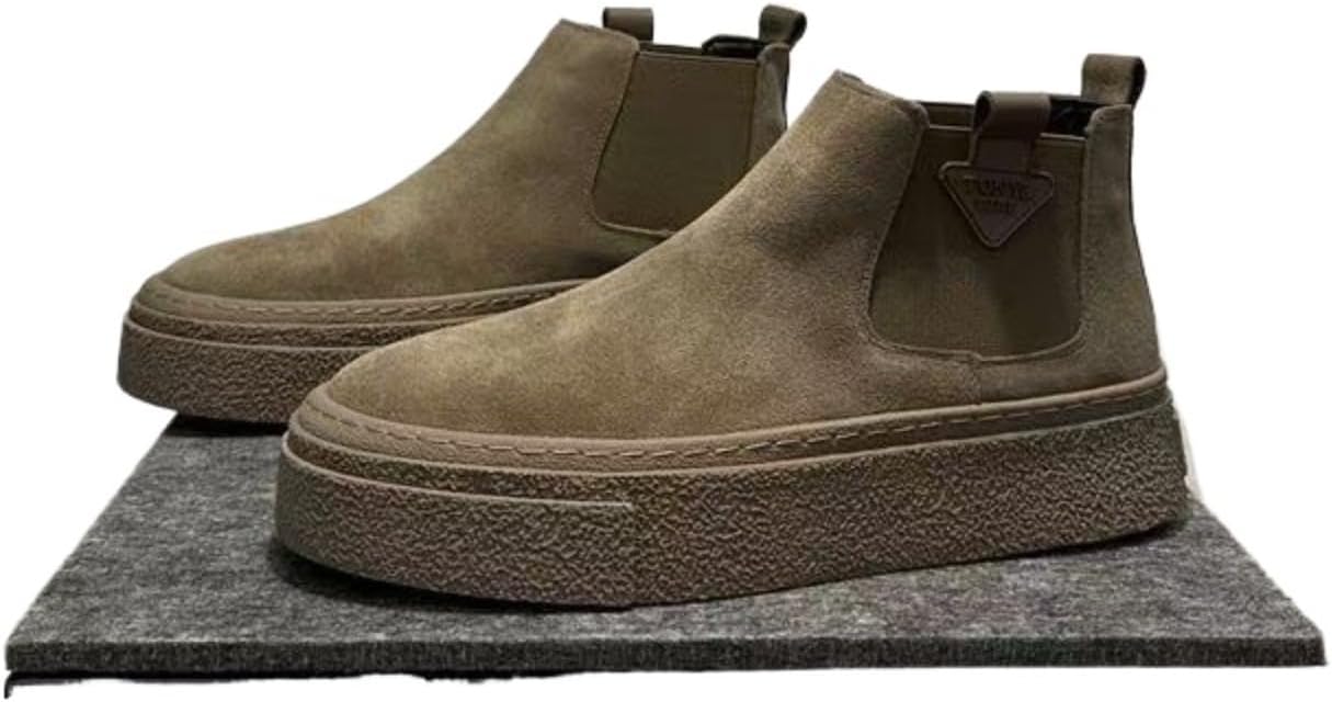 Мужские ботинки слипоны на щиколотку с массивной платформой, Высокие повседневные туфли с толстой подошвой для ежедневной носки Azttoztto, серый
Мужские ботинки слипоны на щиколотку с массивной платформой, Высокие повседневные туфли с толстой подошвой для ежедневной носки Azttoztto, серый