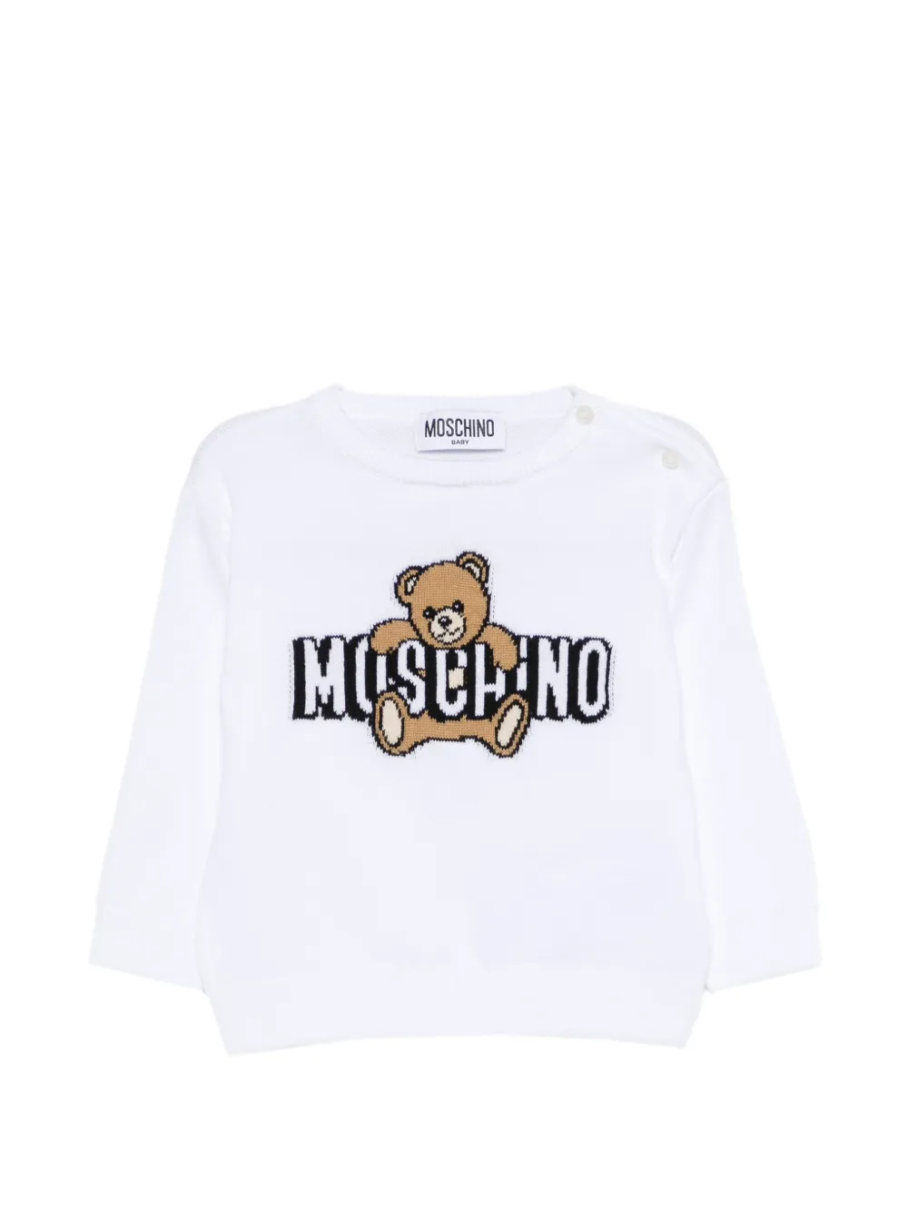 Детская футболка с логотипом Teddy Moschino Kids, белый
Детская футболка с логотипом Teddy Moschino Kids, белый