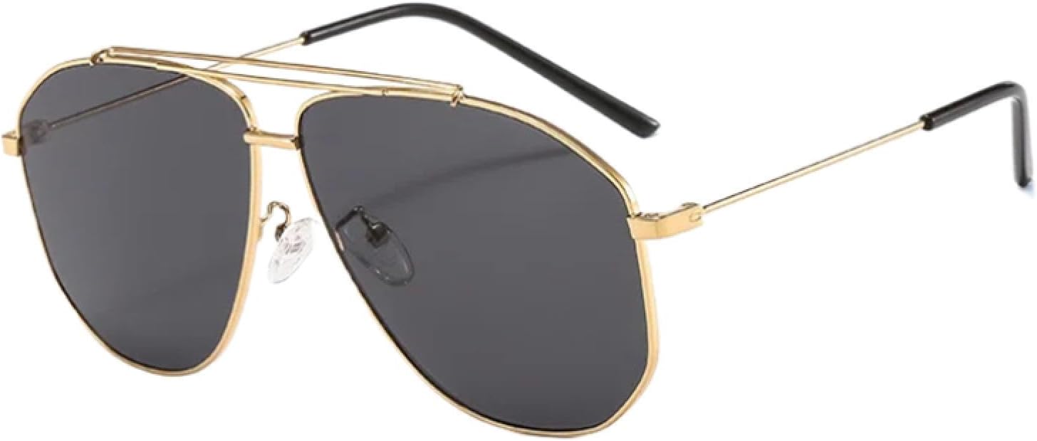 Солнцезащитные очки с защитой от УФ-излучения UV400 | Металлический панк, двойная перемычка | Для женщин и мужчин, для занятий спортом на открытом воздухе и вождения DSVIGF, Black
Солнцезащитные очки с защитой от УФ-излучения UV400 | Металлический панк, двойная перемычка | Для женщин и мужчин, для занятий спортом на открытом воздухе и вождения DSVIGF, Black