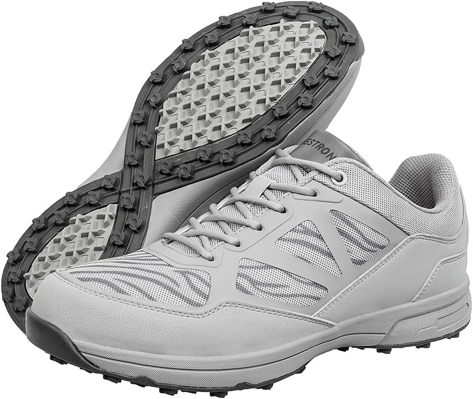 Мужские гольф-кроссовки THESTRON 2021 с шипами, профессиональные, водонепроницаемые, спортивные кроссовки для гольфа, светло-серый
Мужские гольф-кроссовки THESTRON 2021 с шипами, профессиональные, водонепроницаемые, спортивные кроссовки для гольфа, светло-серый