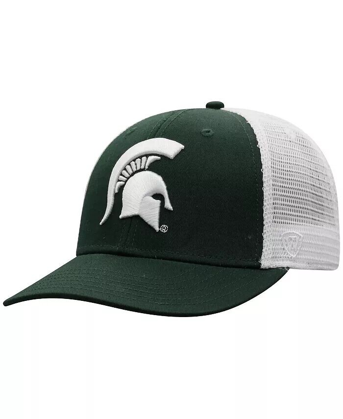 Мужская зелено-белая кепка Michigan State Spartans Trucker Snapback Top Of The World
Мужская зелено-белая кепка Michigan State Spartans Trucker Snapback Top Of The World