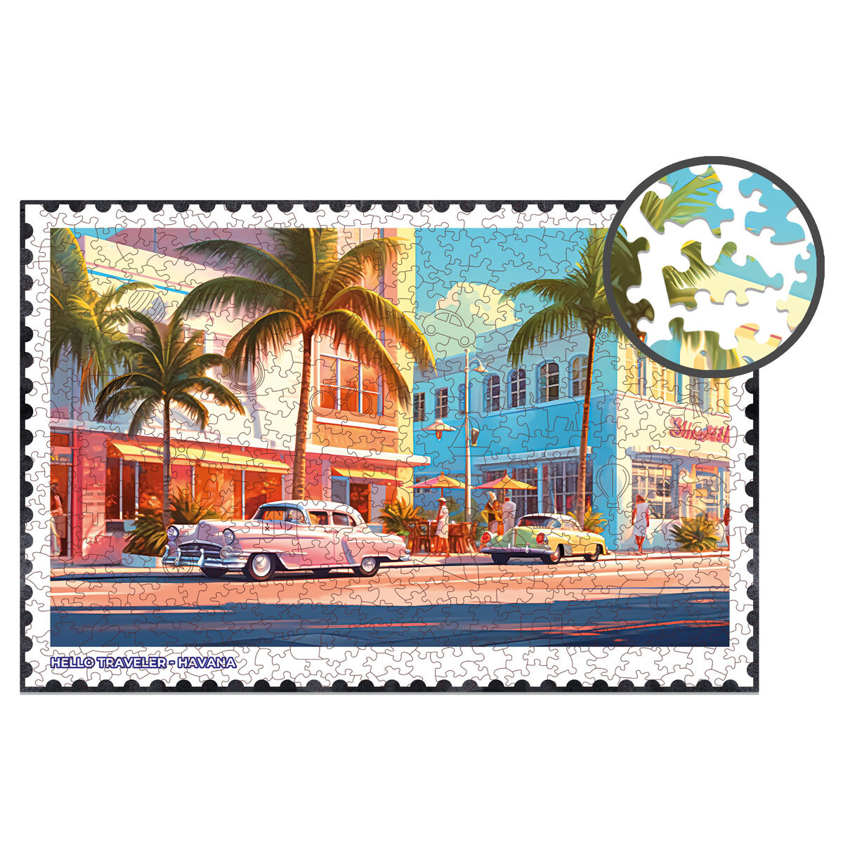 Деревянный пазл Milliwood - Hello Traveler - Гавана 51х34 - 500 деталей.
Деревянный пазл Milliwood - Hello Traveler - Гавана 51х34 - 500 деталей.