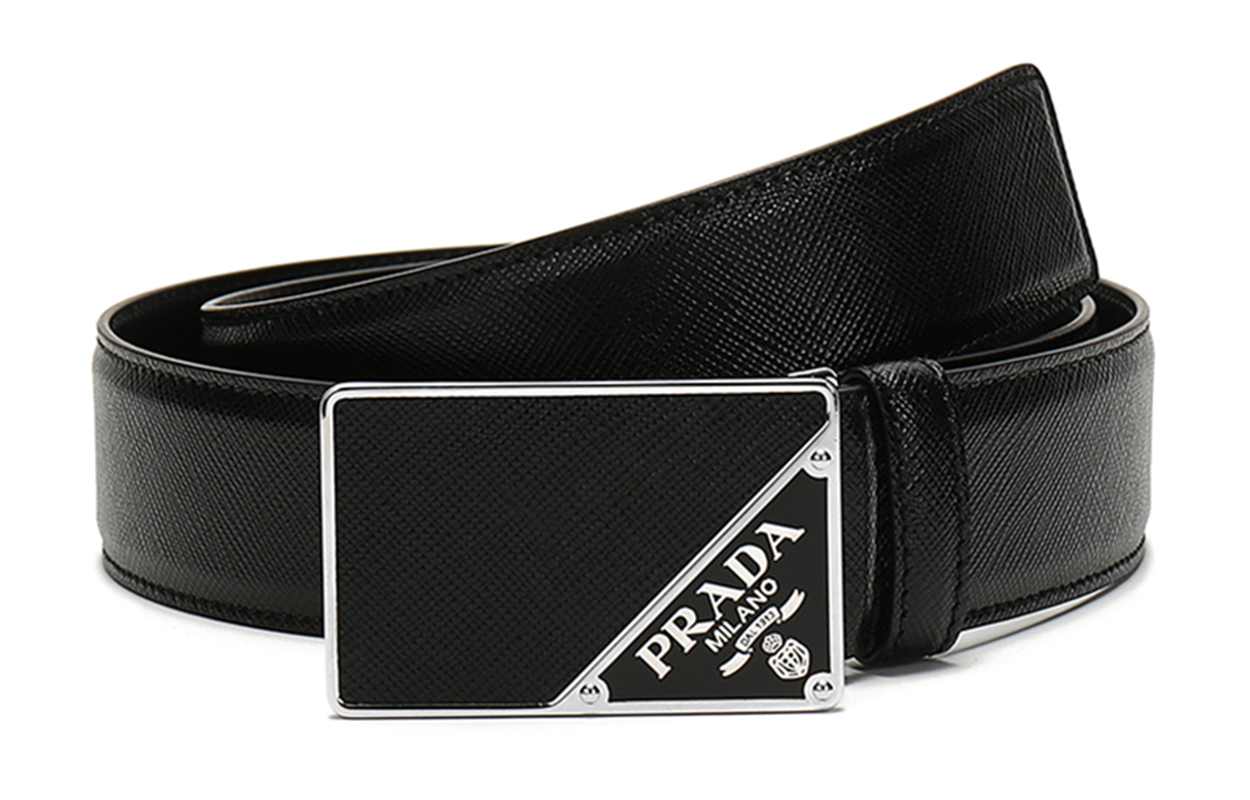 Гладкая пряжка мужская шириной 3,5 см PRADA, черный
Гладкая пряжка мужская шириной 3,5 см PRADA, черный