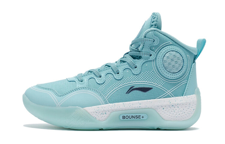 Детские баскетбольные кроссовки GS High-top Pure Blue/white Lining Young 
Детские баскетбольные кроссовки GS High-top Pure Blue/white Lining Young