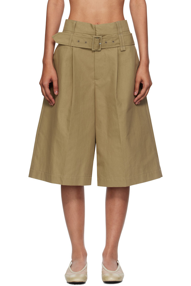 Шорты с широкими штанинами и множеством шлевок Simone Rocha, серый
Шорты с широкими штанинами и множеством шлевок Simone Rocha, серый