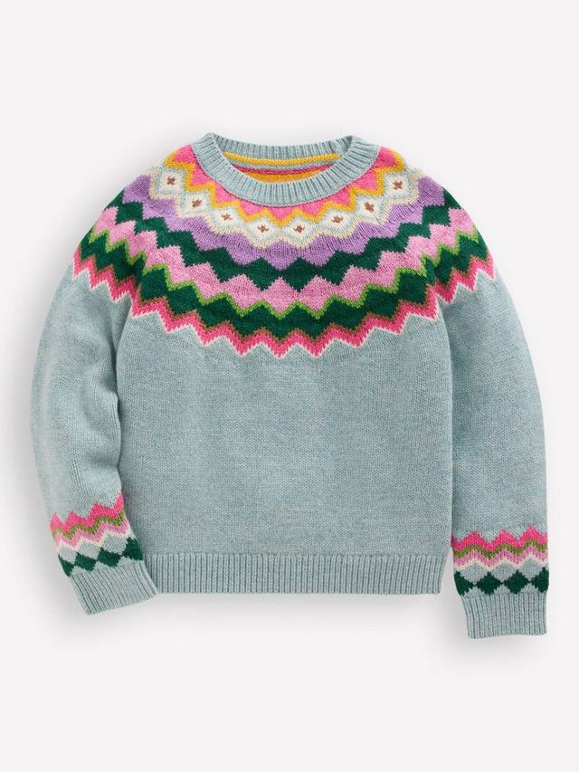 Детский джемпер Eleanor из шерстяной смеси в стиле Fair Isle Mini Boden, Blue
Детский джемпер Eleanor из шерстяной смеси в стиле Fair Isle Mini Boden, Blue
