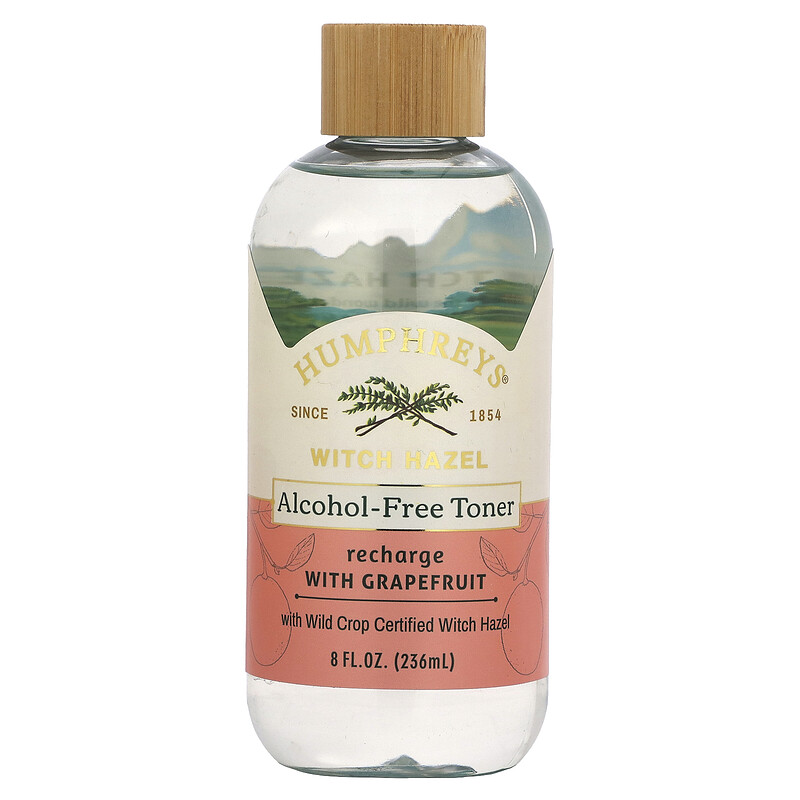 Humphreys, Witch Hazel, тоник без спирта с грейпфрутом, для восстановления сил, 236 мл (8 жидк. унц.)
Humphreys, Witch Hazel, тоник без спирта с грейпфрутом, для восстановления сил, 236 мл (8 жидк. унц.)
