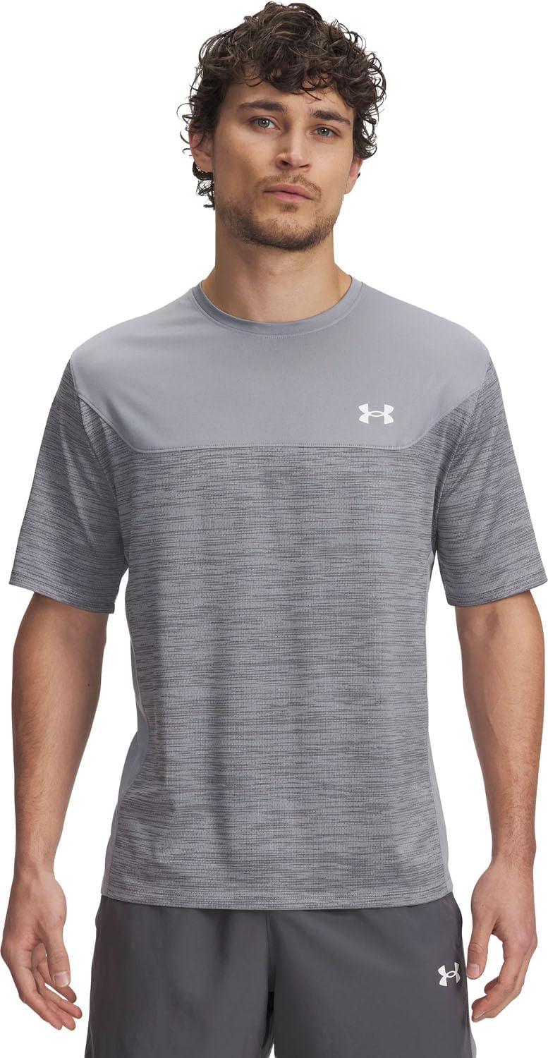 Under Armour - мужская техническая футболка с коротким рукавом, Steel (035)
Under Armour - мужская техническая футболка с коротким рукавом, Steel (035)