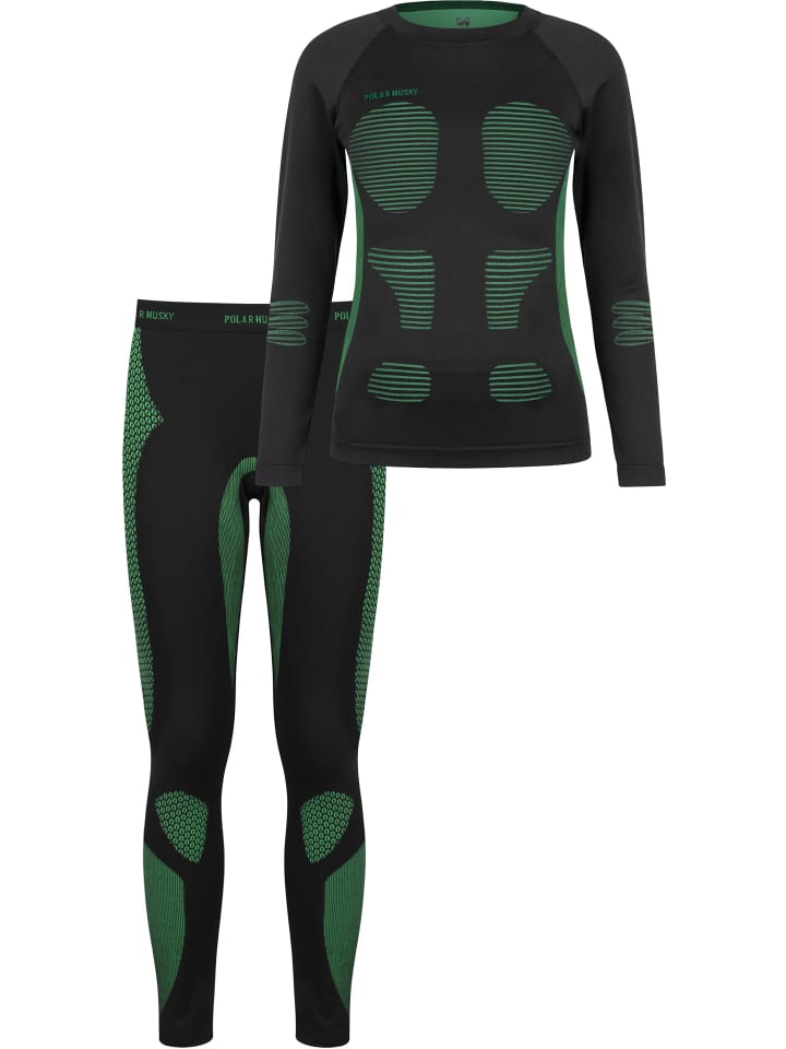 Normani Функциональный комплект нижнего белья: рубашка + брюки, унисекс, зеленый
Normani Функциональный комплект нижнего белья: рубашка + брюки, унисекс, зеленый