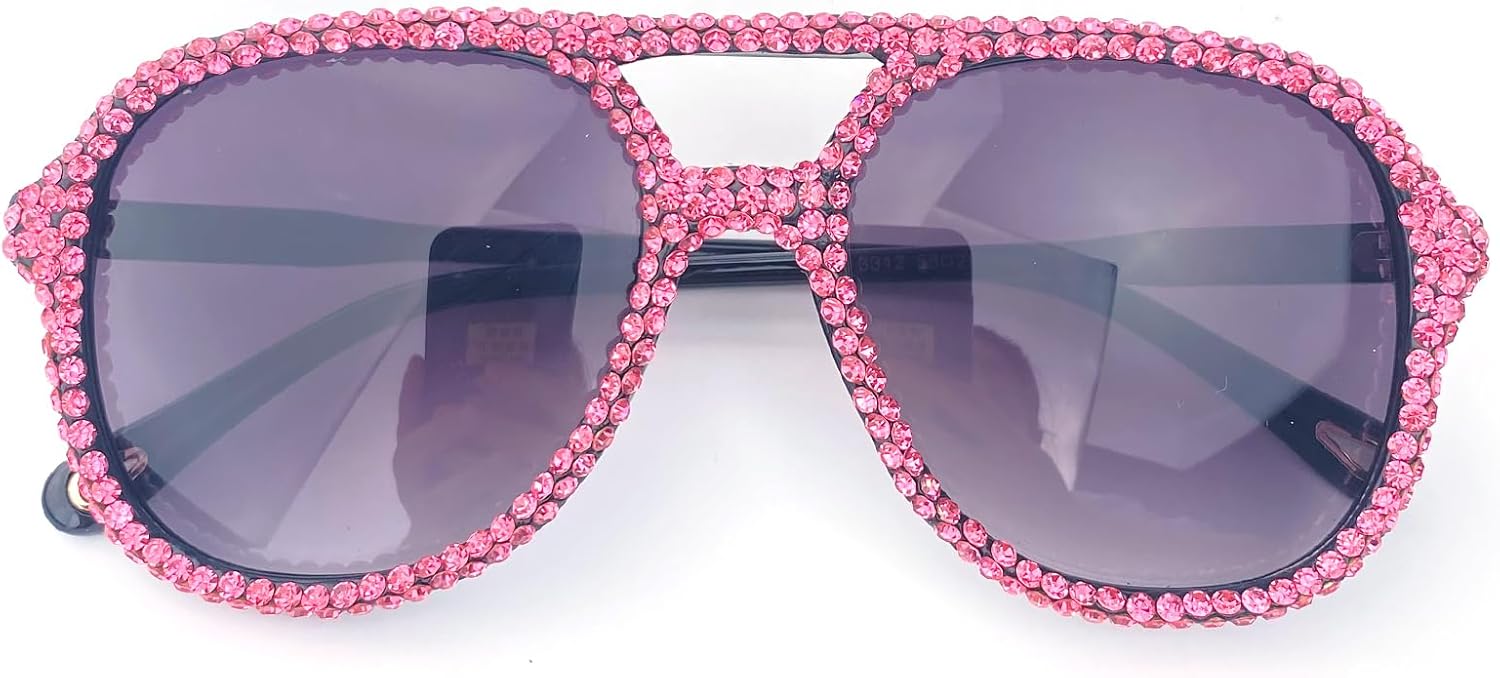 Ретро-солнцезащитные очки-пилот с бриллиантами для женщин. Модные солнцезащитные очки 2023 года с крупными розовыми стразами, в стиле 70-х, с двойной перемычкой mincl, Black
Ретро-солнцезащитные очки-пилот с бриллиантами для женщин. Модные солнцезащитные очки 2023 года с крупными розовыми стразами, в стиле 70-х, с двойной перемычкой mincl, Black