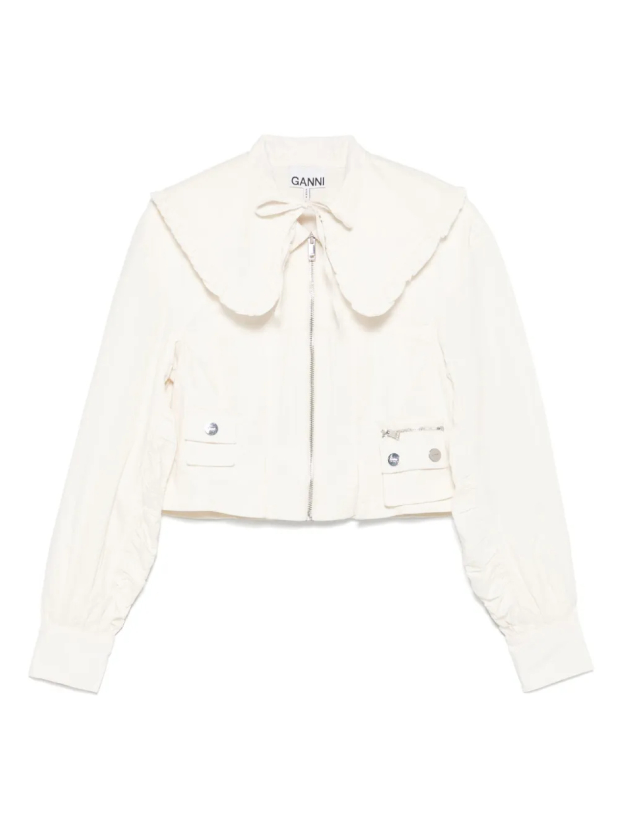 Пиджак из поплина GANNI, нейтральный
Пиджак из поплина GANNI, нейтральный