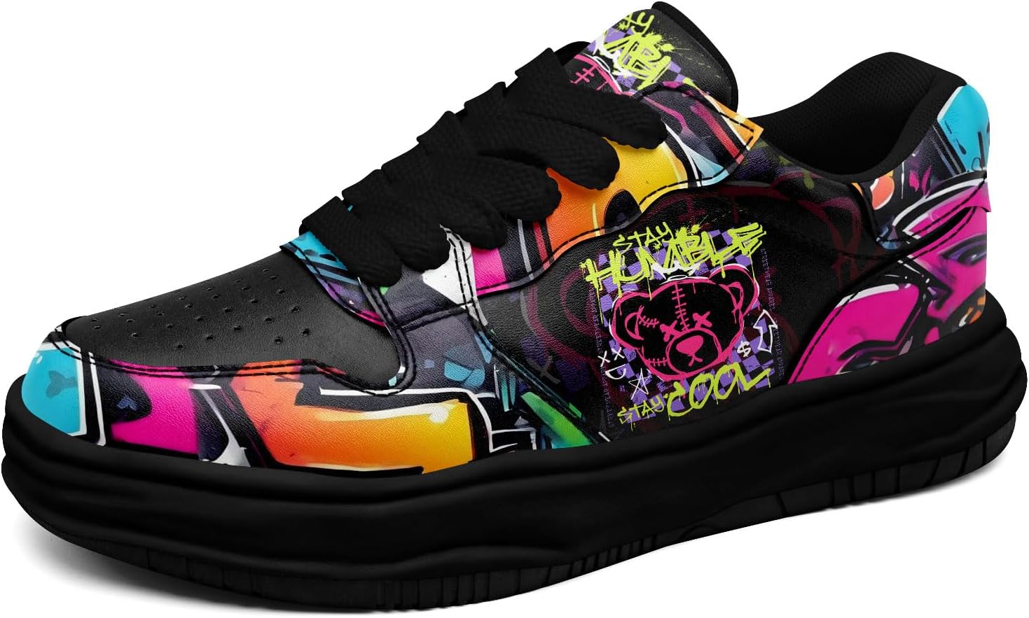 Кроссовки с граффити для мужчин и женщин, стильная уличная обувь, низкие, удобные для прогулок, ботинки Awsole, черный/зеленый/желтый/розовый
Кроссовки с граффити для мужчин и женщин, стильная уличная обувь, низкие, удобные для прогулок, ботинки Awsole, черный/зеленый/желтый/розовый