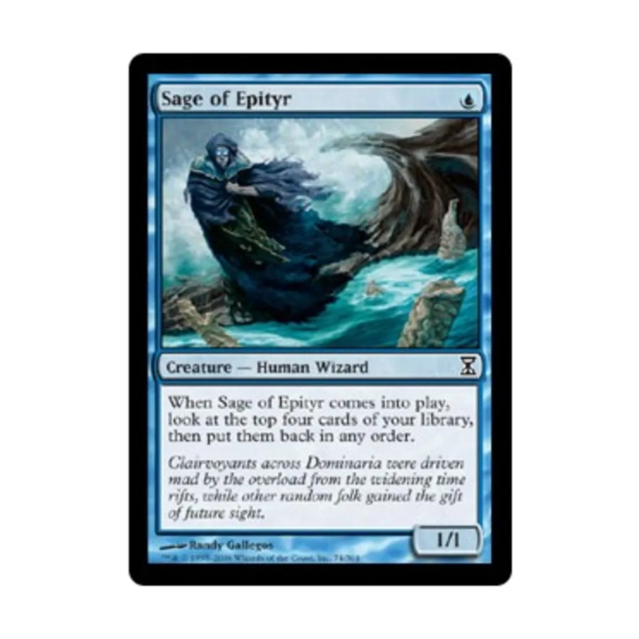 CCG Мудрец Эпитира (клавиша C), MTG - Time Spiral
CCG Мудрец Эпитира (клавиша C), MTG - Time Spiral