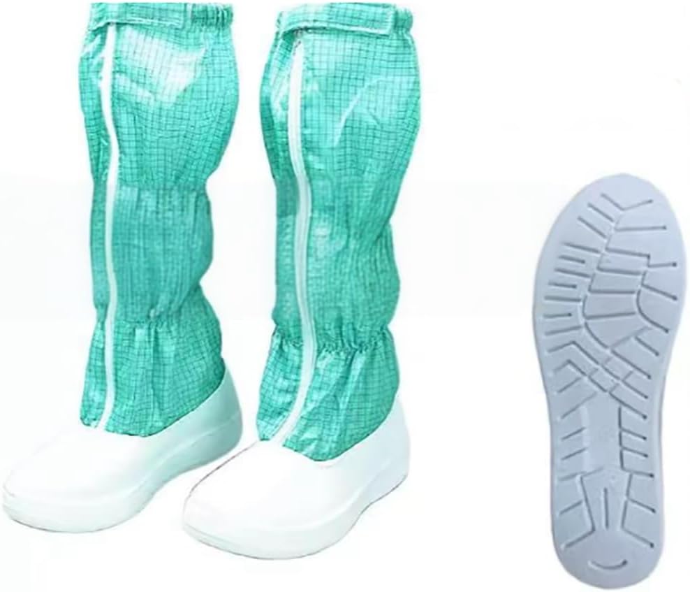 Антистатические ботинки с высокой голенью с защищенной подошвой SPU 0,5 решетки, чистая комната без пыли, рабочая безопасность, моющиеся высокие ботинки ESD Lmprock, зеленый
Антистатические ботинки с высокой голенью с защищенной подошвой SPU 0,5 решетки, чистая комната без пыли, рабочая безопасность, моющиеся высокие ботинки ESD Lmprock, зеленый